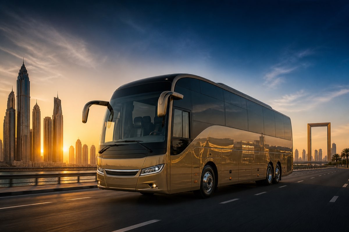 Premium luxury coach fleet